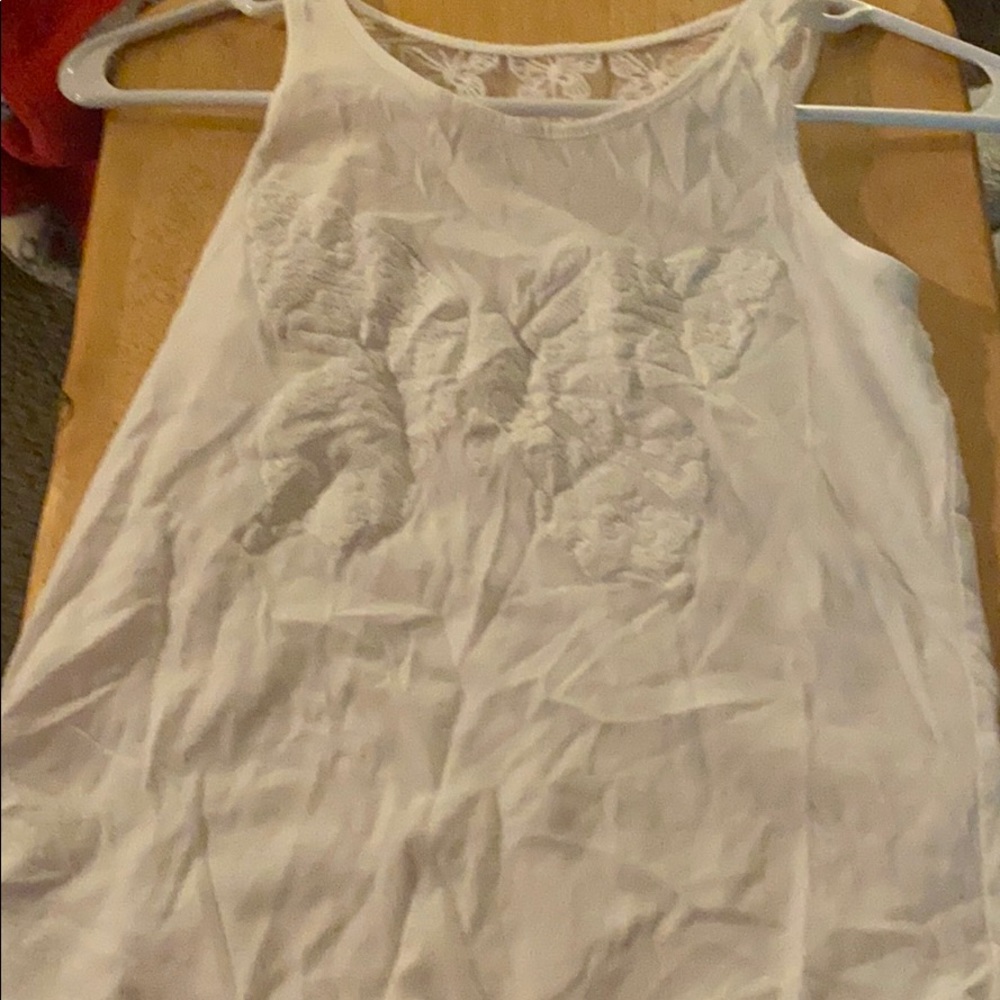 White tank top